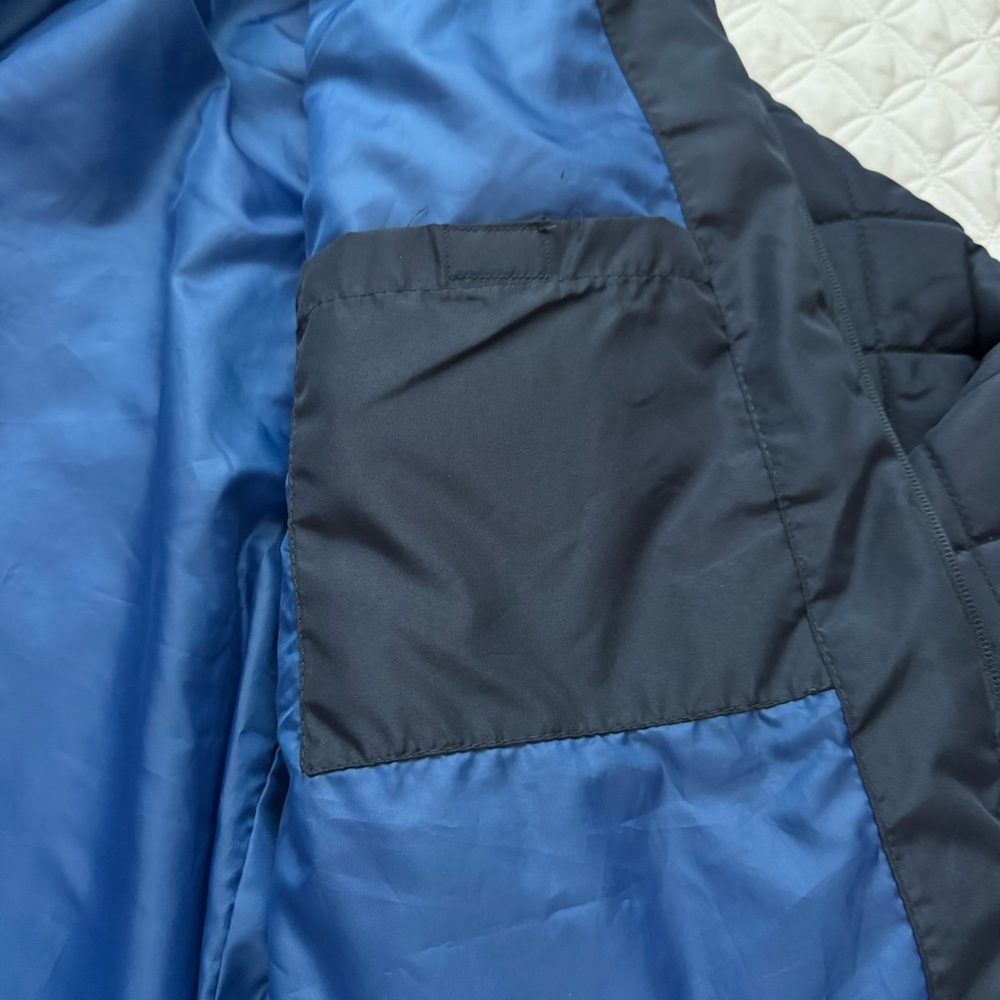Hawke & Co. HK Quilted Heritage Full Zip Jacket Coat Navy Blue Size M - Picture 8 of 15